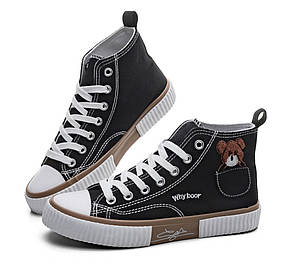 Підліткові  високі кеди на шнурівці, 35 - 40