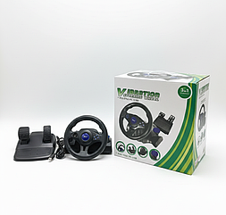 Ігровий руль 4 в 1 з коробкою передач і педалями 240×270×250 мм P3 P4 PC Android