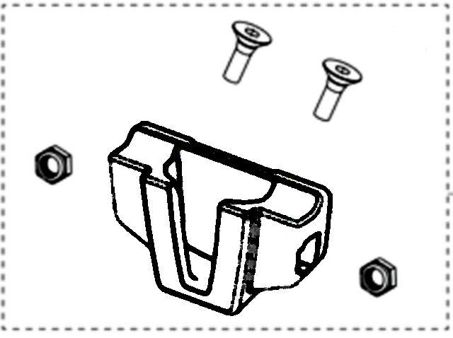 Кріплення тримача акумулятора Husqvarna для FLEXI та Balance XT2, фото 1