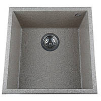 Гранітна мийка Globus Lux AMMER пiдстiльна, мигдаль 440 х 440 мм