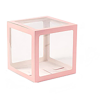Коробка для декору рожева 30х30х30 см