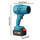 Турбовентилятор 48V,  2 акумулятори • 200 км/год • У кейсі, фото 2