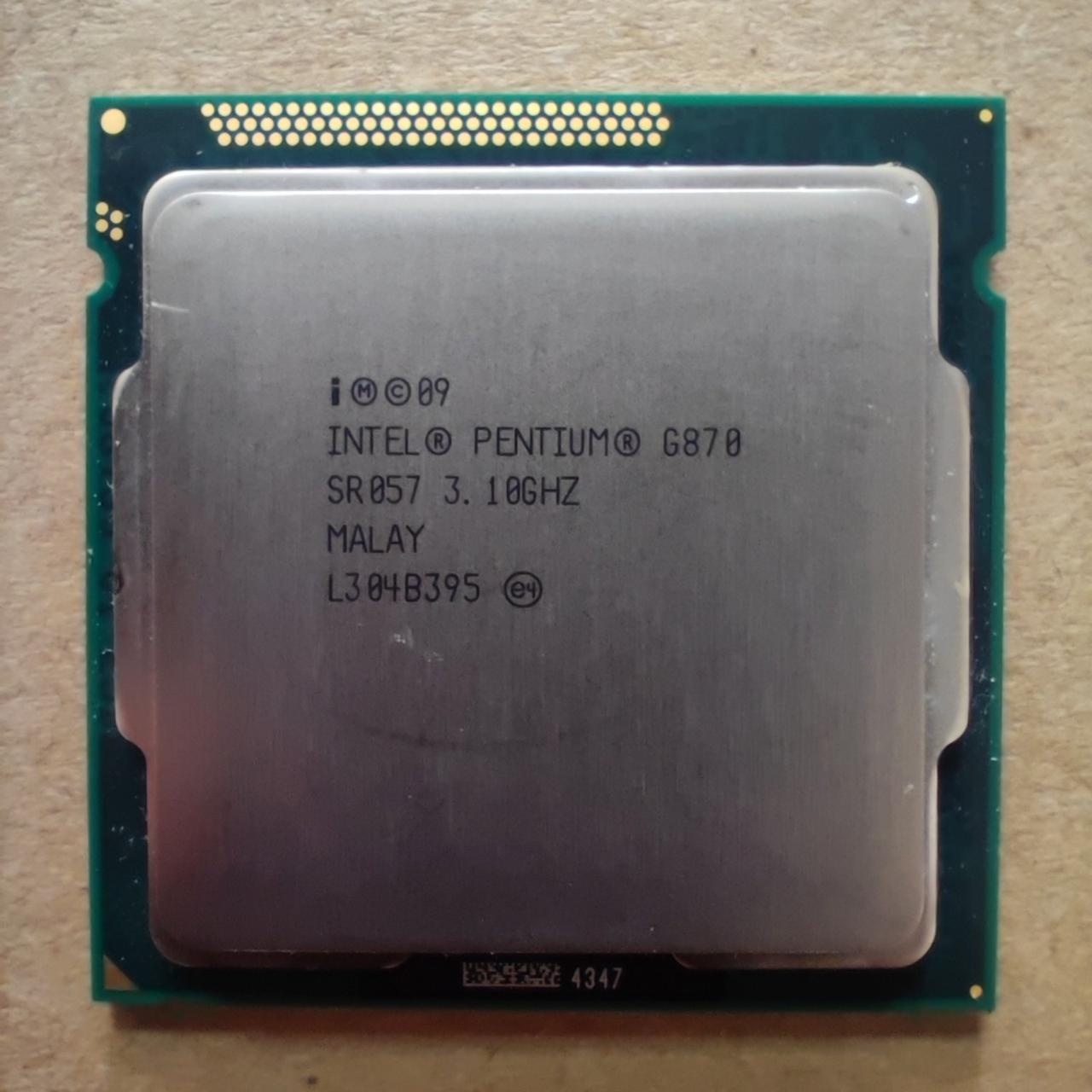 Процесор Intel Pentium Dual-Core G870 3.1 GHzs/1155/3M/5GT/s/SR057, фото 1