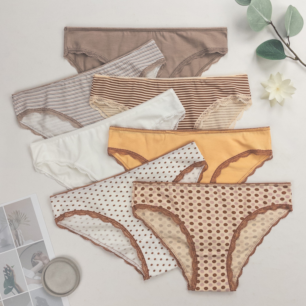 Труси жіночі Nicoletta Туреччина тижневки M, L, XL, 2XL | 7 шт.