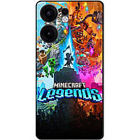 Силіконовий чохол бампер для Oppo Reno 13F гра Майнкрафт Minecraft