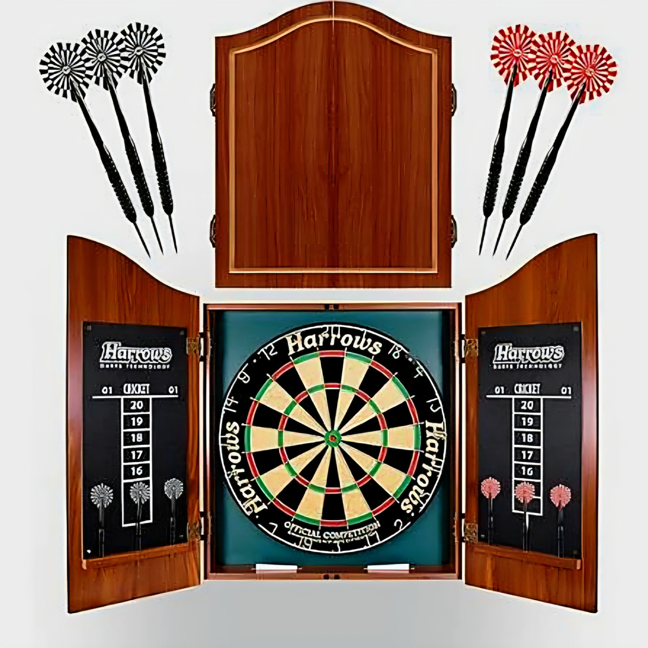 Фірмовий дартс-набір Harrows Англія з мішенню та дротиками