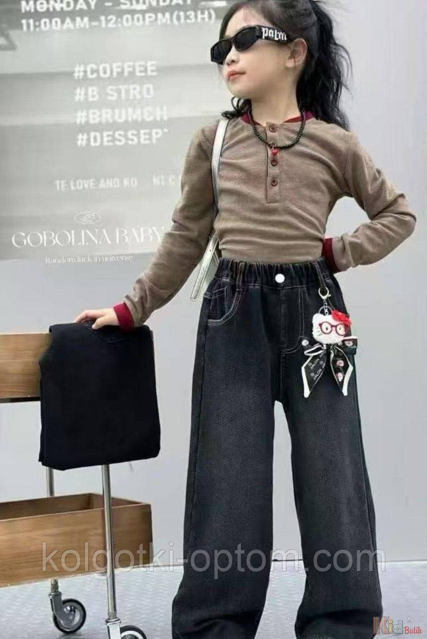 ОПТОМ Упаковка (80-86-92-98) Джинси утеплені для дівчинки No name 1111000066862, фото 1