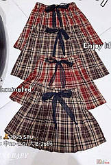 ОПТОМ Спідниця картата в складки для дівчинки (116 см)  No name 2125000892801