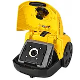 Пилосос Rotex EcoClean 700W з HEPA-фільтром, мішок 2 л, тихий, для дому, фото 3