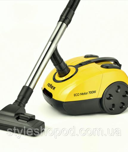 Пилосос Rotex EcoClean 700W з HEPA-фільтром, мішок 2 л, тихий, для дому, фото 1