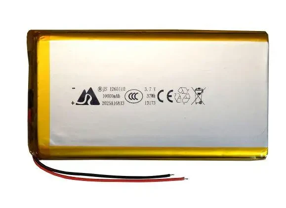 Акумулятор літій-полімерний 10000 mAh, 3.7v, 1260110 із платою захисту, фото 1