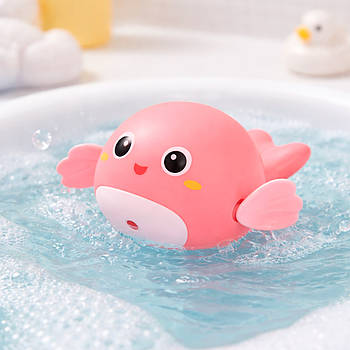 Заводна іграшка для купання Кит що плаває Bath Toys, Рожевий / Іграшка для ванни / Водоплавна іграшка дитяча / Кит для ванної