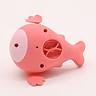 Заводна іграшка для купання Кит що плаває Bath Toys, Рожевий / Іграшка для ванни / Водоплавна іграшка дитяча / Кит для ванної, фото 5