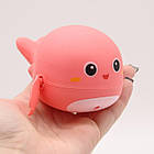 Заводна іграшка для купання Кит що плаває Bath Toys, Рожевий / Іграшка для ванни / Водоплавна іграшка дитяча / Кит для ванної, фото 8