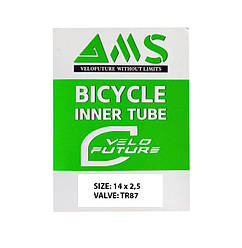 Камера AMS 14 x 2.5 AV TR87 з кривим ніпелем