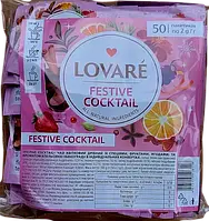 Чай LOVARE святковий коктейль 50 пак.