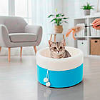 Лежак для собак та кішок S 40x26 см, Блакитний / М'яка лежанка для домашніх тварин / Лежанка кругла для котів собак, фото 2
