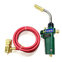 Пальник для МАПП газу RTM 3660 з п'єзопідпалом та регулюванням полум'я, зі шлангом
