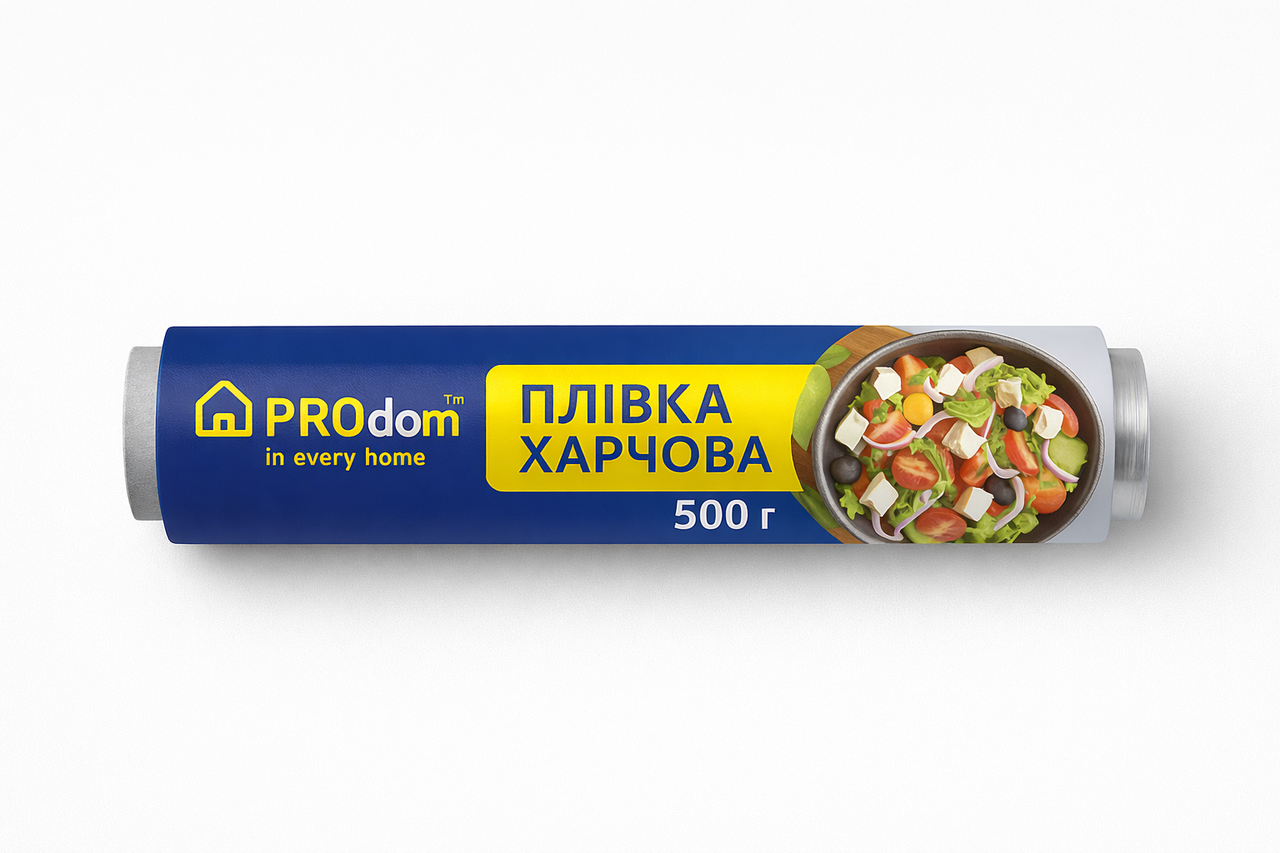 Плівка харчова, 30см, 12мкм, 500г, TM Prodom, 25шт/ящ