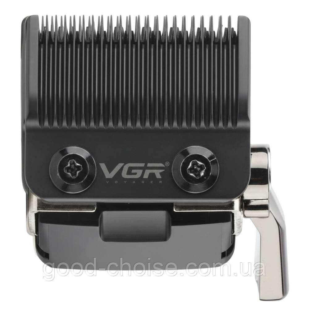 Лезо машинки для стрижки 46 мм, нержавіюча сталь + кераміка, VGR V-880C / Ножовий блок для машинки / Лезо для машинок VGR, фото 1