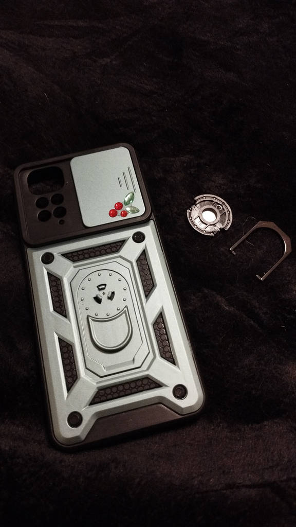 Ударостійкий чохол Camshield Serge Ring для Xiaomi Redmi Note 11 (Global) / Note 11S (Зелений) 53590 - фото покупців 1