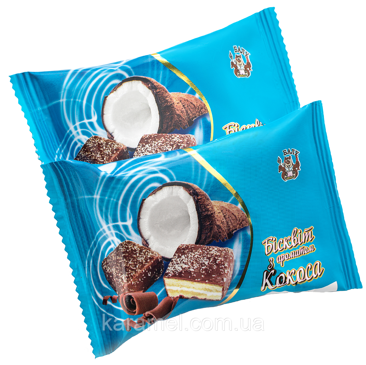 «Бісквіт з ароматом кокоса» ТМ Балу, 100 г., фото 1