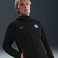 Худі Paris Saint-Germain Nike Tech Fleece Full-Zip Hooded Jacket - Black розмір L оригінал