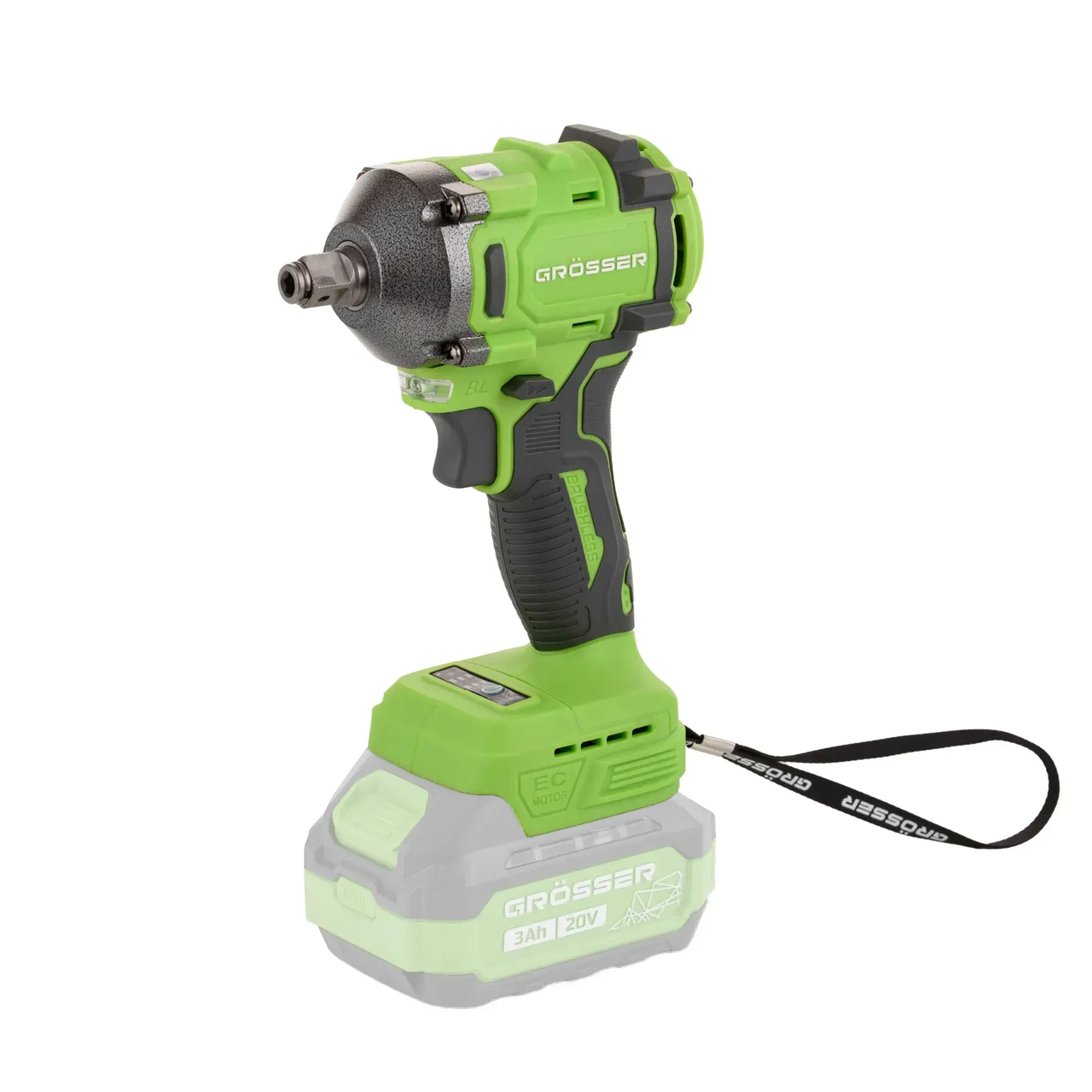 Акумуляторний гайковерт Grosser GTW 300(каркас)