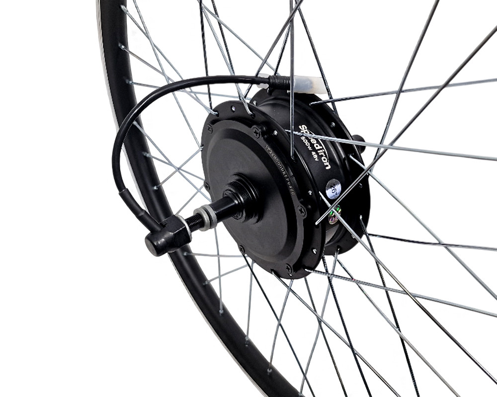 Мотор-колесо Speed Iron R 48В 500Вт редукторне, заспицьоване (заднє)