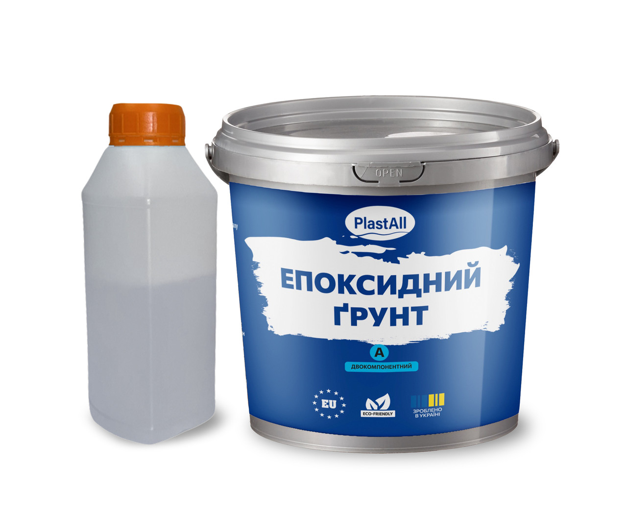 Епоксидна грунтовка по металу Plastall™ 5кг прозорий plastall, фото 1