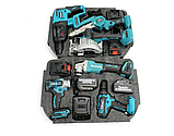 Набір 6 в 1 акумуляторного інструменту Makita 36V (Шуруповерт, Болгарка, Гайковерт, Перфоратор, Циркулярна пила, Гілкоріз), фото 2