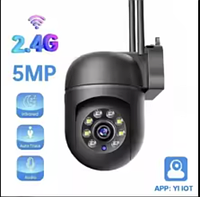 2.4G WiFi PTZ Камера 5MP - Автоматичне Відстеження та Датчик Руху (американська розетка)