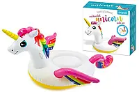 Надувний плотик для плавання Єдиноріг вініл від 3 до 6 років у асортименті (57561)