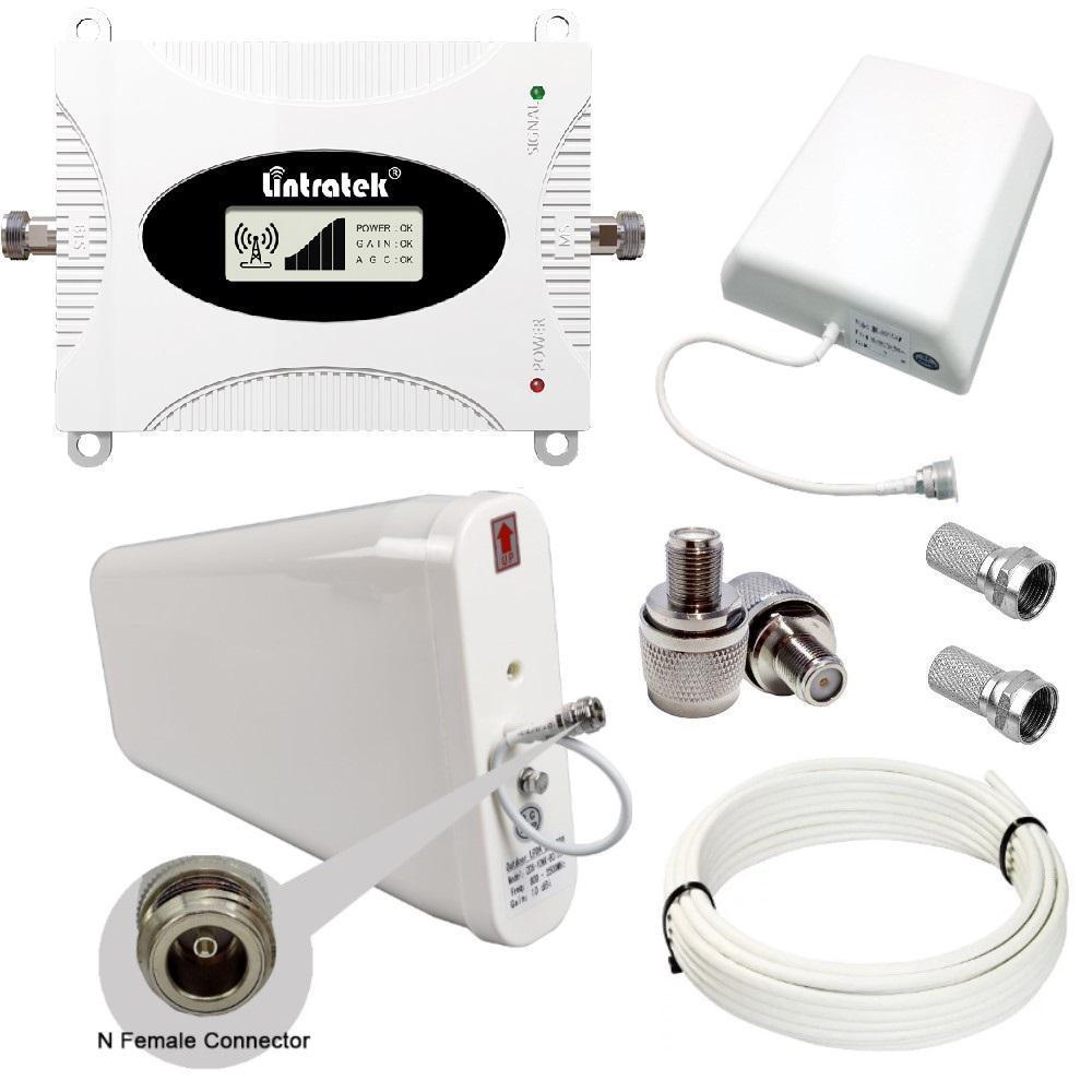 Репітер підсилювач мобільного зв'язку і інтернету Lintratek KW16L-PRO GSM 4G LTE 900 МГц (10/8 дБі), фото 1