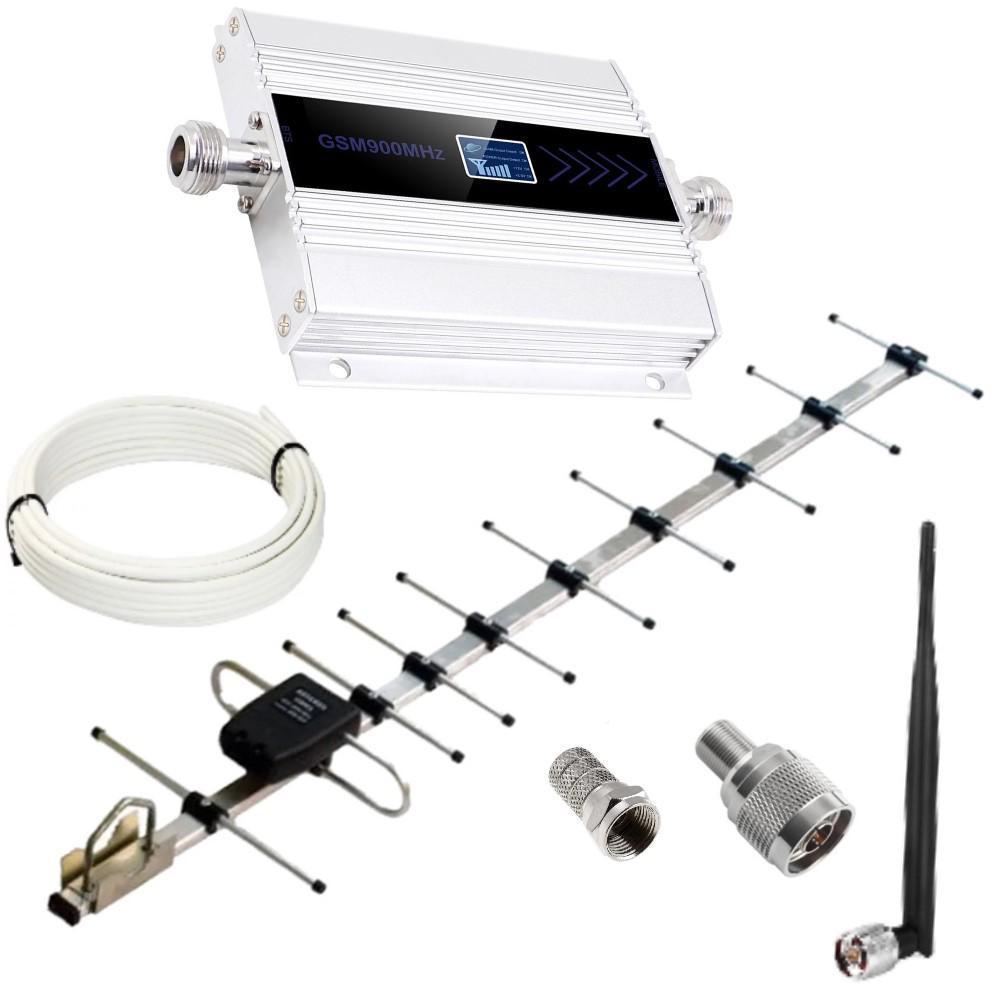 Репітер підсилювач мобільно зв'язку та інтернету GSM mini 900 МГц 4G LTE (14/I дБі), фото 1