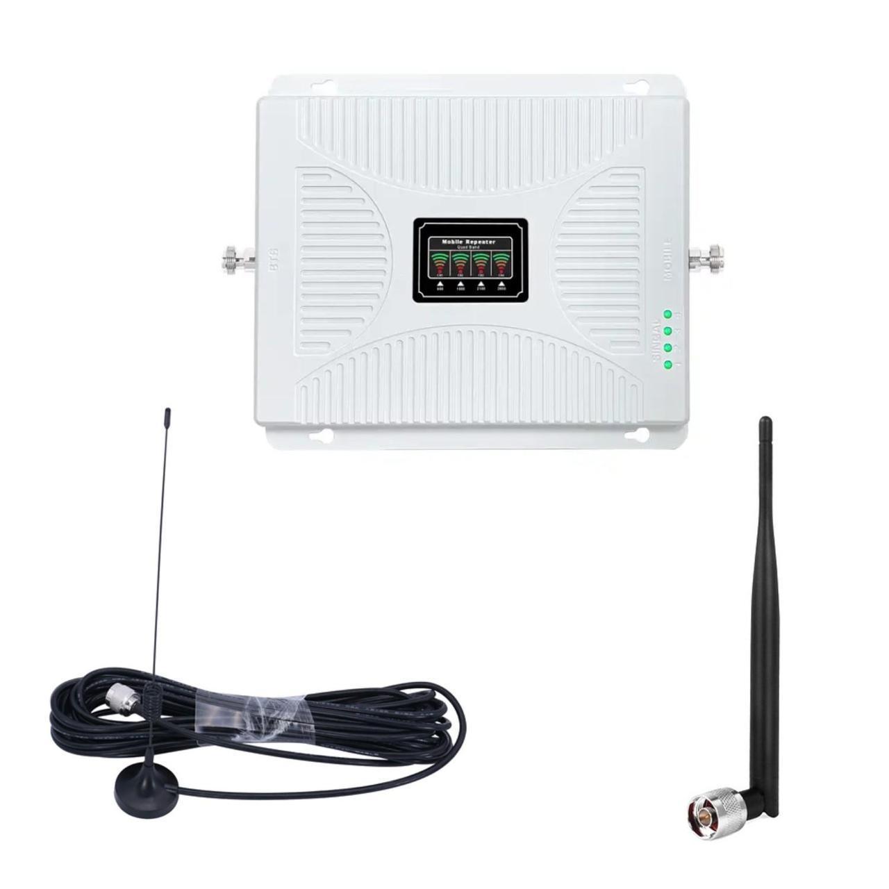 Репітер підсилювач мобільного зв'язку і інтернету SS11-GDWL 2G 3G 4G LTE 900 1800 2100 2600 МГц (всеспрямовані антени), фото 1