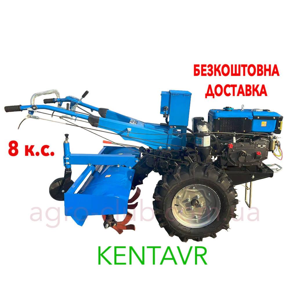 Мотоблок дизельний Кентавр МБ 1080ДЕ-10 з електростарт., з ФРЕЗОЮ. БЕЗКОШТОВНА ДОСТАВКА, фото 1