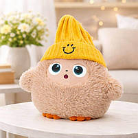 М'яка іграшка Le Doudou зі штучним інтелектом, бежева в шапці, фото 9