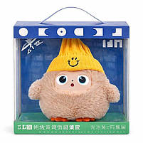 М'яка іграшка Le Doudou зі штучним інтелектом, бежева в шапці, фото 3