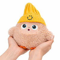 М'яка іграшка Le Doudou зі штучним інтелектом, бежева в шапці, фото 8