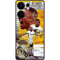 Силіконовий чохол бампер для Oppo Reno 13F з малюнком Mbappe Мбаппе Real