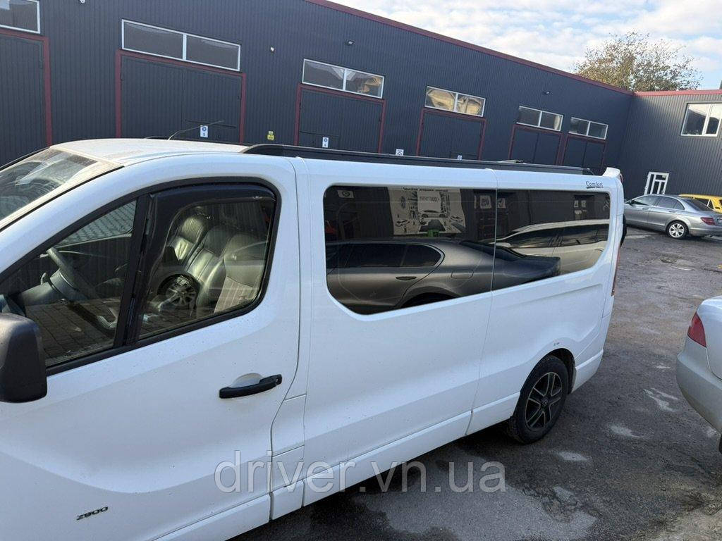 Интегрированные рейлинги (черные) Короткая База для Nissan NV300/Primastar 2016- гг, фото 1