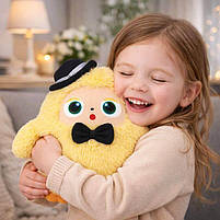 Інтерактивна м’яка іграшка Le Doudou AI жовта в капелюшку з бантиком, 28 см, 3+, фото 6