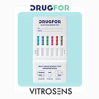 Швидкий тест для виявлення 10 наркотичних речовин в сечі, Vitrosens (Туреччина)