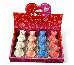 Свічки ведмедики, 12 шт упаковка