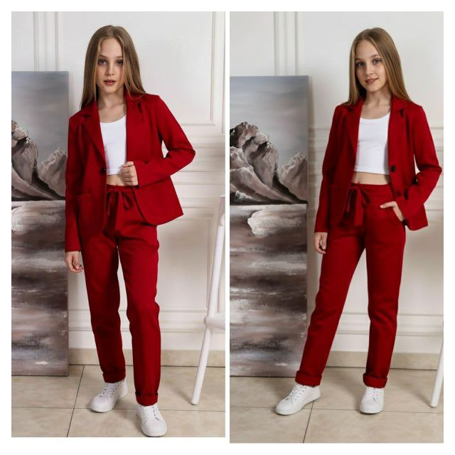 Костюм брючний для дівчинки Лілія | на ріст 134-158р.