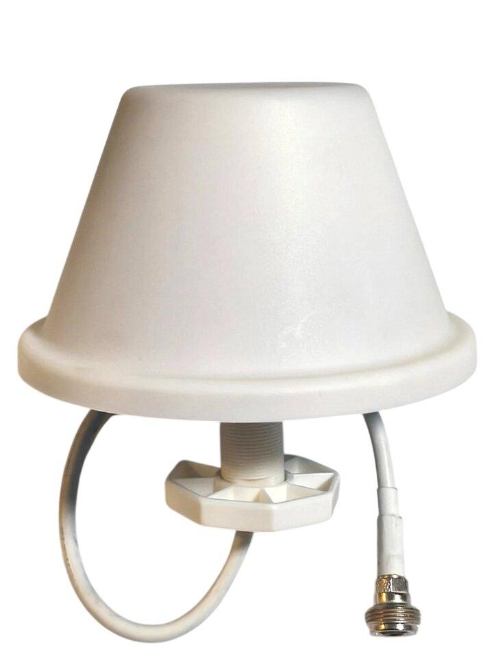 Антена GSM 4G 5G Wi-Fi 780-4900 МГц 2/4/5 дБ, до 50 Вт, стельова, N-female (11026)