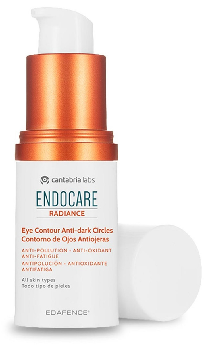 Антиоксидант крем-контур навколо очей проти темних кіл і набряків Endocare Radiance Eye Contour Anti-Dark Circles CANTABRIA, 15 мл