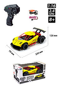 Автомобіль Speed racing drift Aeolus на радіоуправлінні (1:16), акум, жовтий  24х7х13см (SL-284RHY)