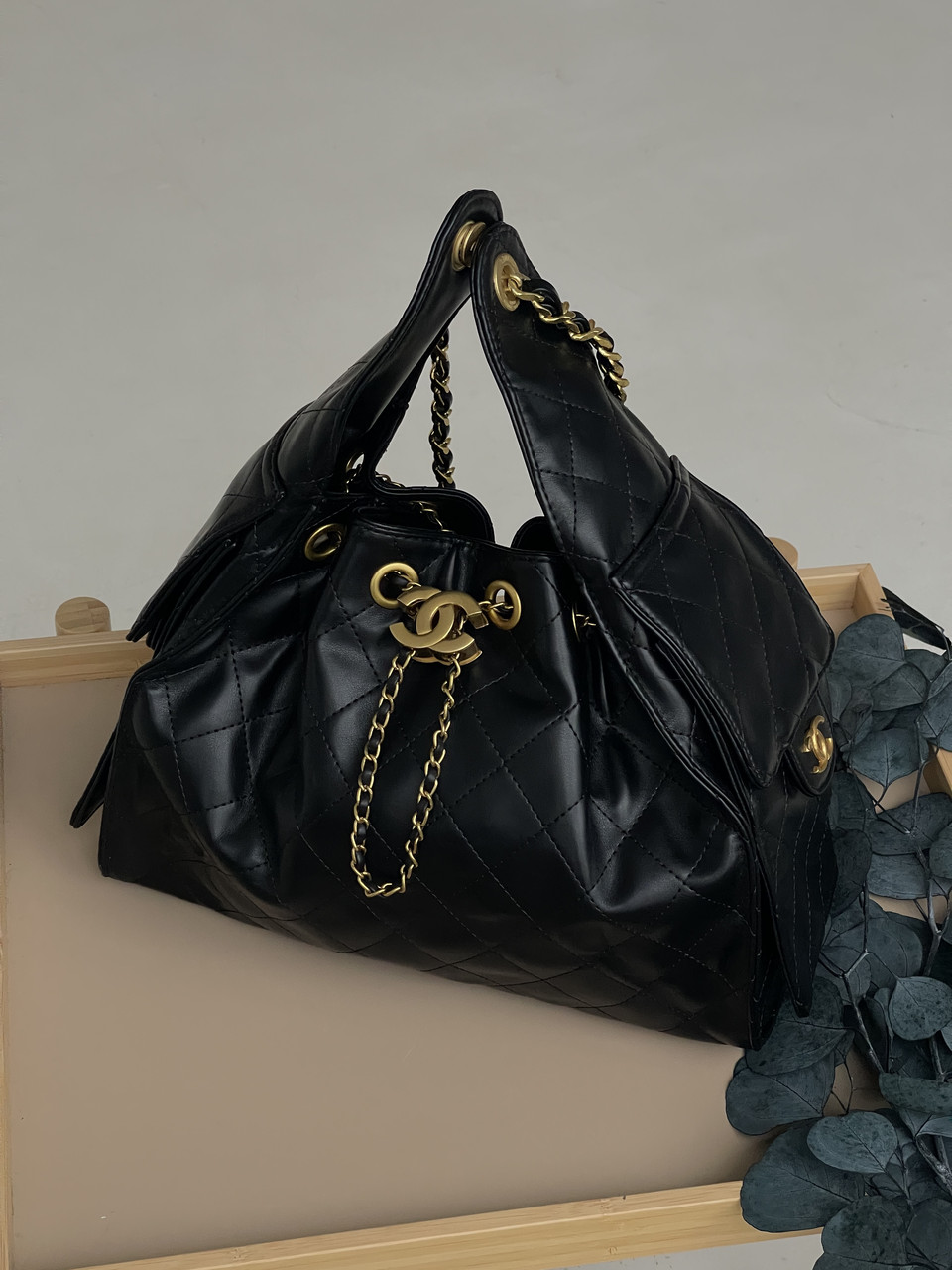 Сумка жіноча Chanel 33 Medium Handbag Premium чорний Шанель торба, фото 1